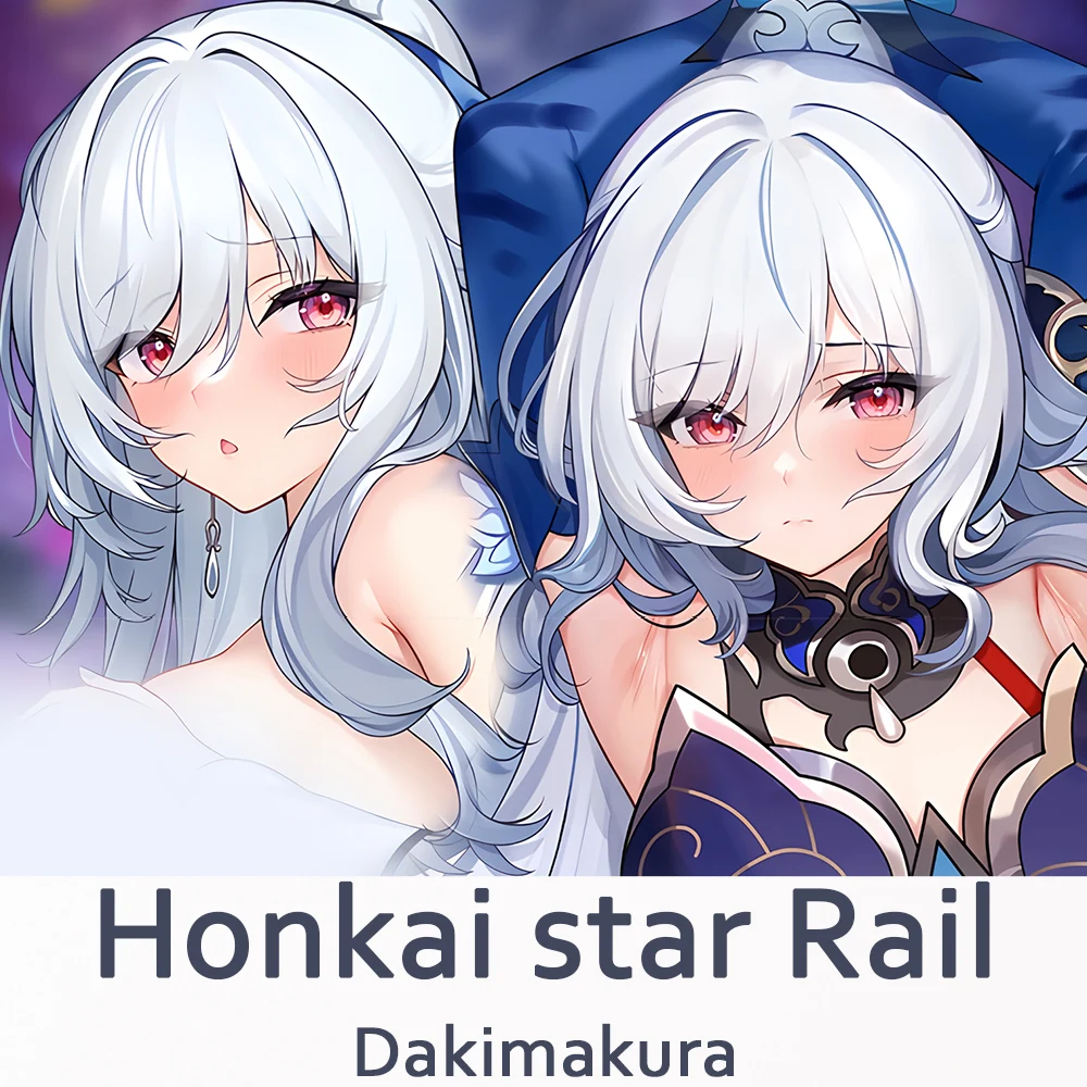 

Honkai star Rail Jingliu Dakimakura 2WAY Hugging Body Pillow Case Anime Jing Liu Pillow Cushion Cover Xmas Gifts