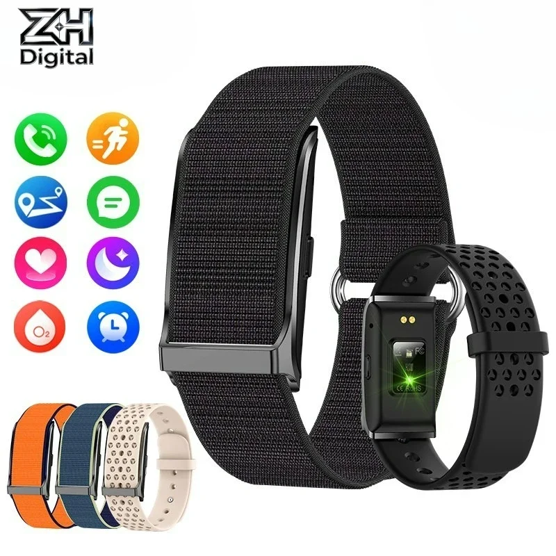 ZH Digital Smart Watch Men Women Fitness Smart Bracelet Sports Band Heart Rate Blood Pressure Monitor Multifunction Watches