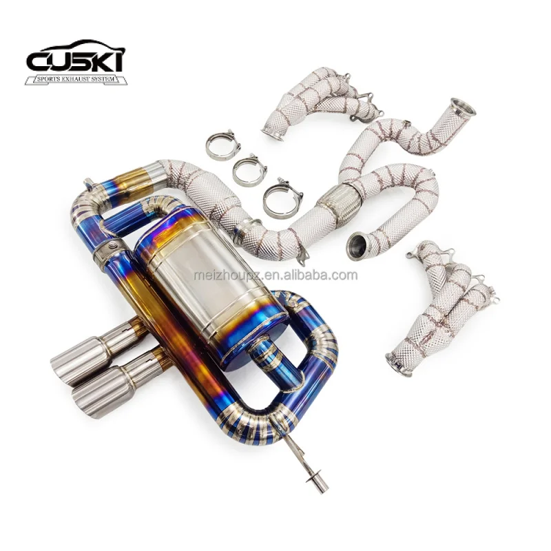 Cat Back Exhaust for High-performance Titanium Alloy Exhaust Pipes of Lotus Evora GT410 3.5T 2018-2022Car Exhaust Power Upgrade