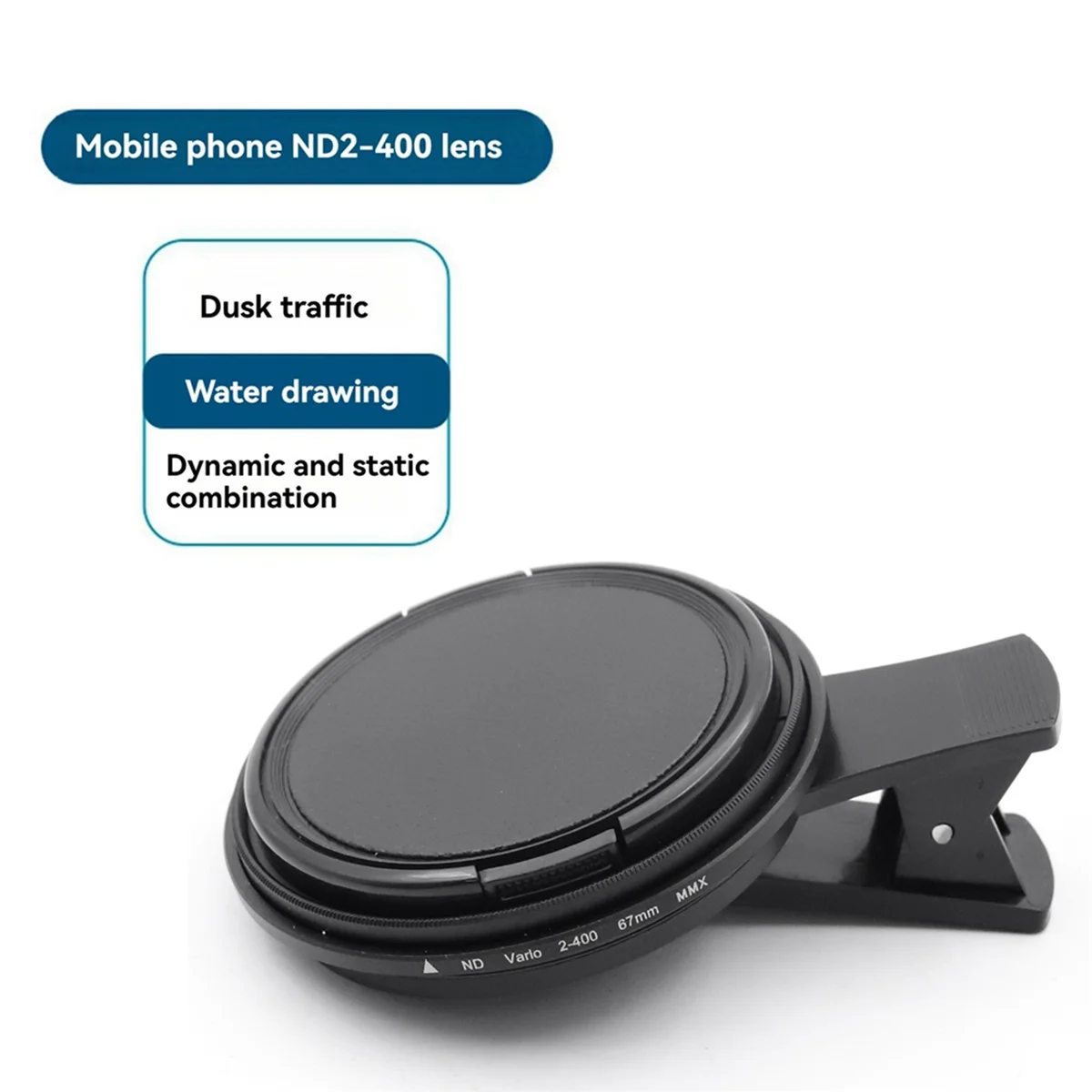 ممتاز! 67 ملم CPL Universal مع مشبك عدسة كاميرا مستقطب احترافي محمول للهواتف الذكية والهواتف المحمولة