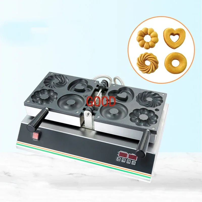 

Donuts Machine Commercial Electric Baking Special Snack Equipment Four-In-One