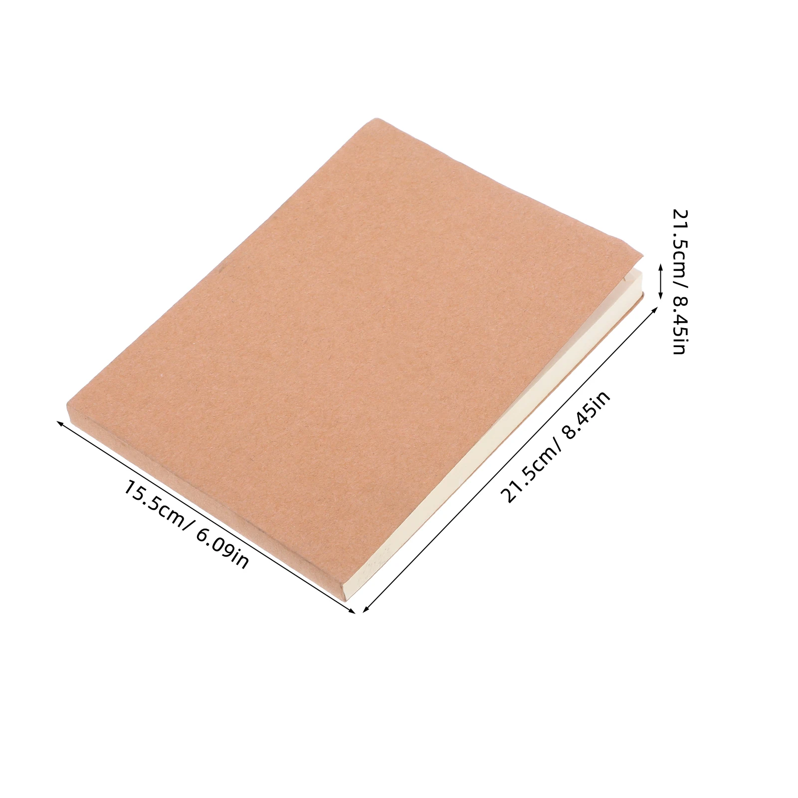 5 قطع من دفاتر الملاحظات المحمولة المصنوعة من الورق الفارغ السميكة والكتابة السلسة مثالية لرسم دفتر ملاحظات الطالب