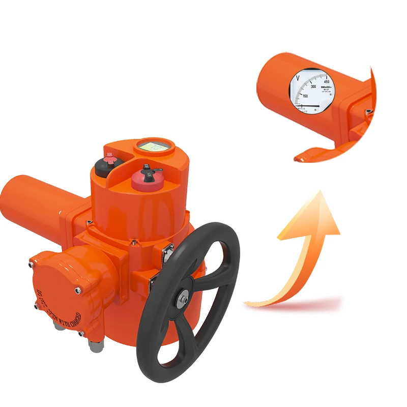 Voltage Customization 24V 48V 110V 415V Q-type Regulating Electric Valve Actuator