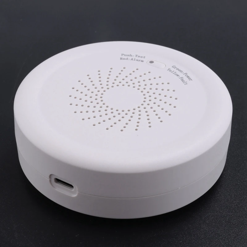 1Set Combustible Sensor Tuya Smart Home Security Alarm System Smart Life Tuya App White