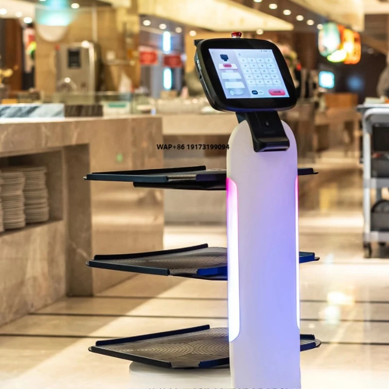 Micity High Quality Automatic Robot Waiter Service Robot Outdoor Delivery High Quality Automatic Robot Waiter Delivery