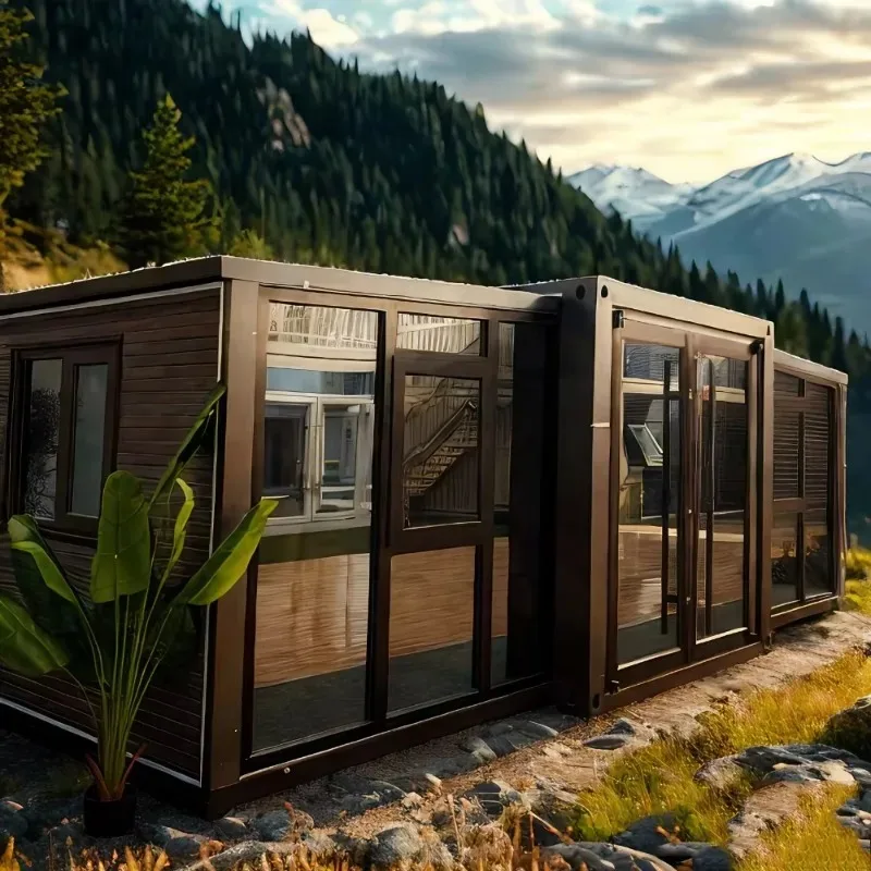 YG Customized Hurricane Proof Prefab Houses China Prefab Houses Portable Expandable Container Mobile House 20ft