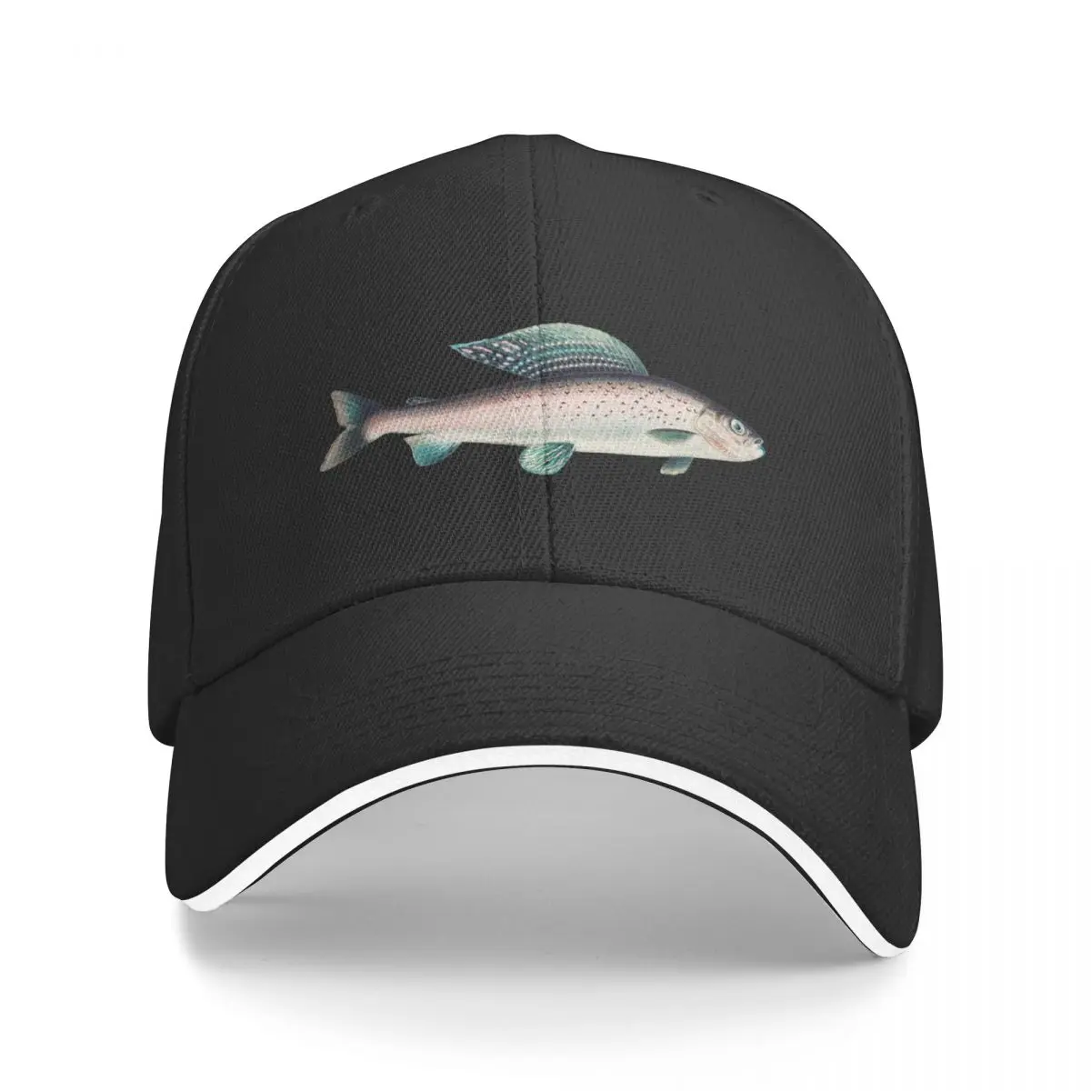 

Arctic Grayling fish chromolithograph Baseball Cap Designer Hat custom Hat Woman Men's