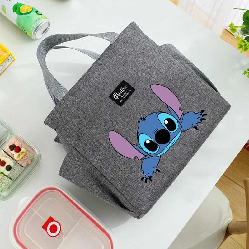 스티치 절연 도시락 가방 - 방수 옥스포드 천, 알루미늄 호일, 직장, 학교, 피크닉을 위한 휴대용 및 재사용 가능한 정사각형 토트