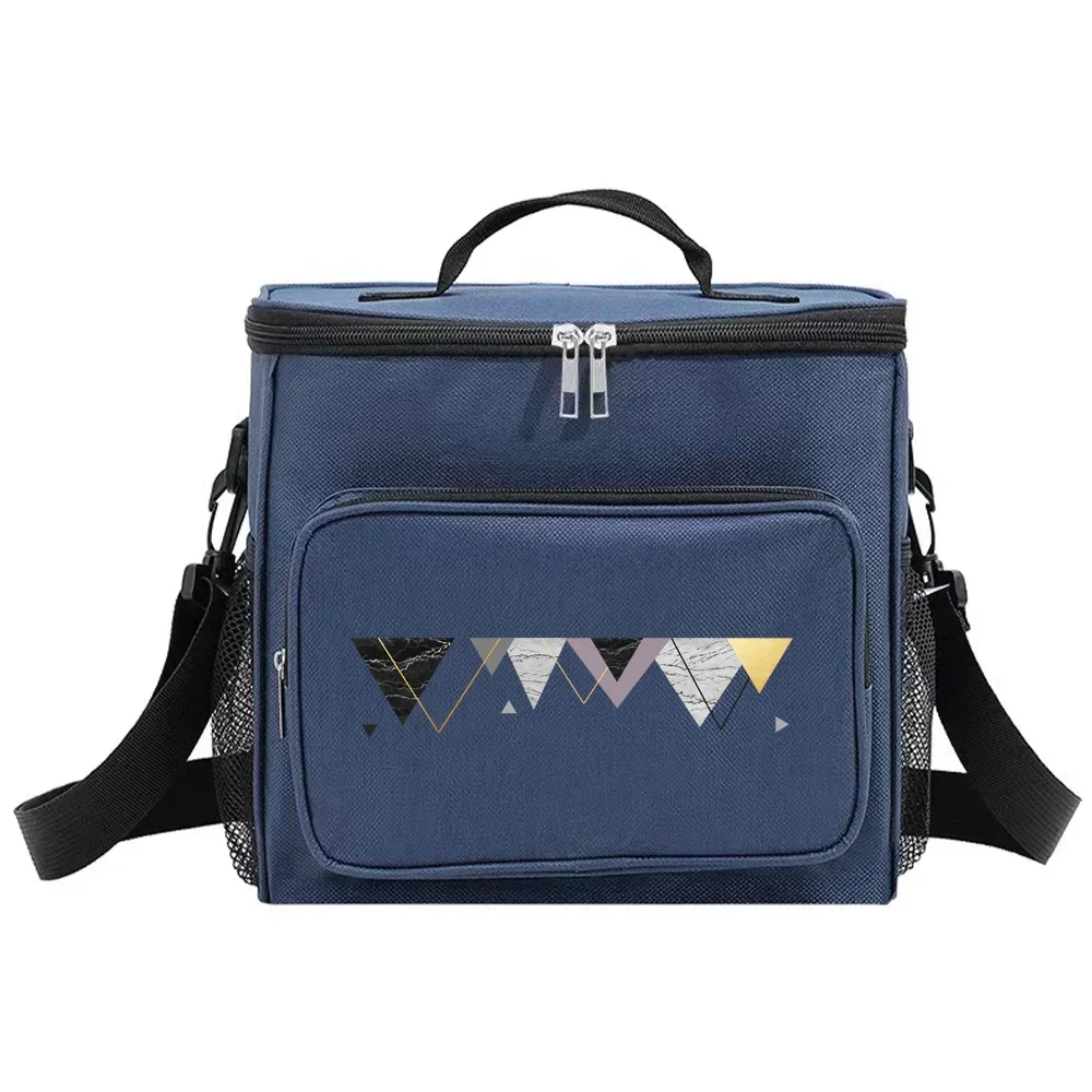 Student Storage Boxes Portable Cooler Shoulder Lunch Bags Thermal Organizer Handbag Outdoor Camping LunchBox Shape Series