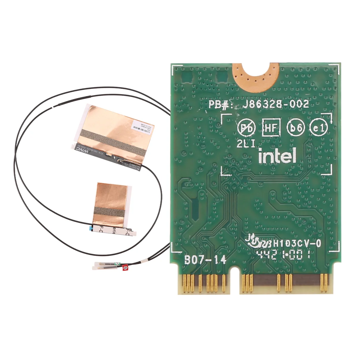 

ABJG-Wifi Card Ax201 Ngw with Antenna Wifi 6 3000Mbps M.2 Cnvio2 Bluetooth 5.1 Wifi Adapter