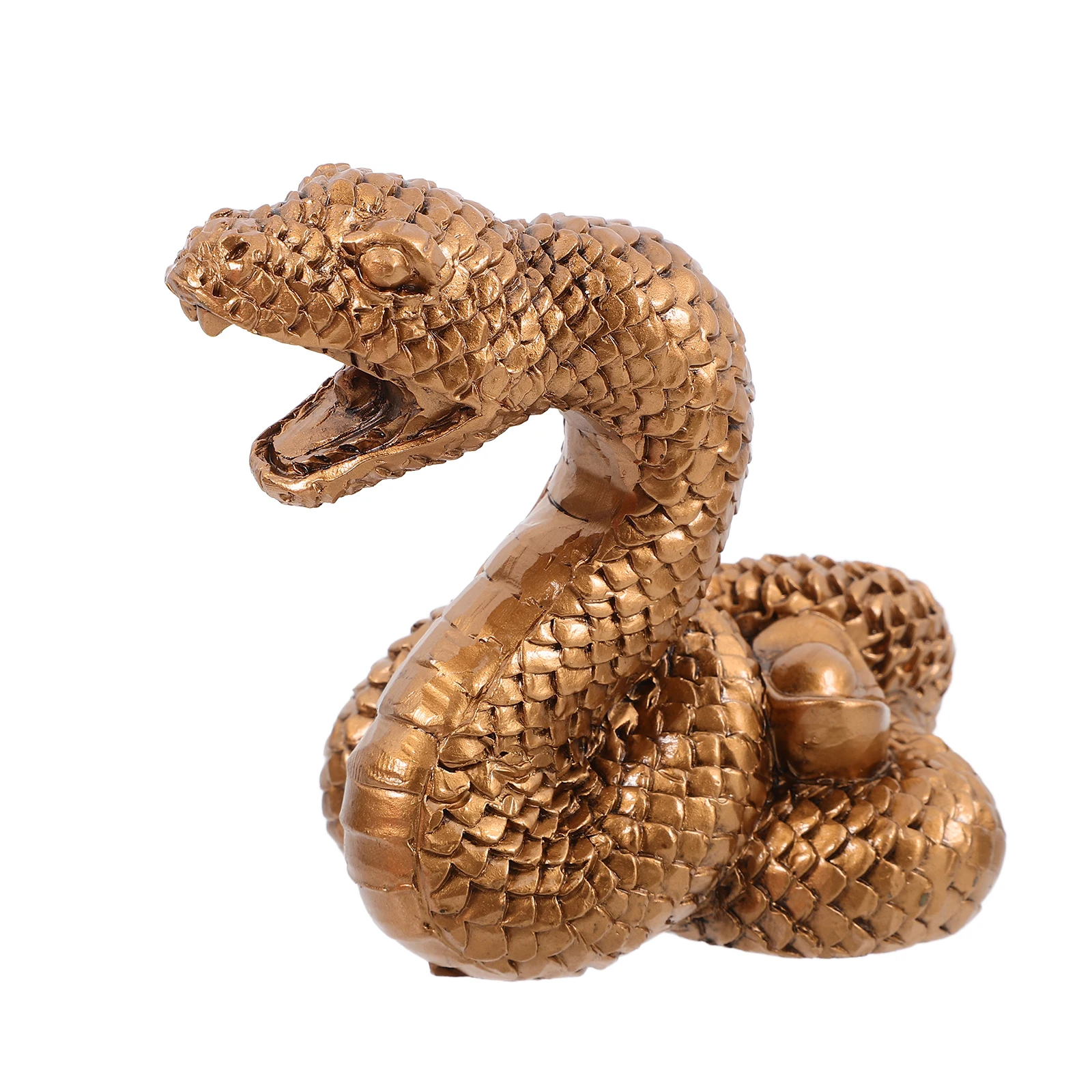 

Resin Statue Lifelike Funny Party Prank Desktop Decoration Chinese Zodiac Ornament Simulated Scary Snake Sculpture Funny Snake