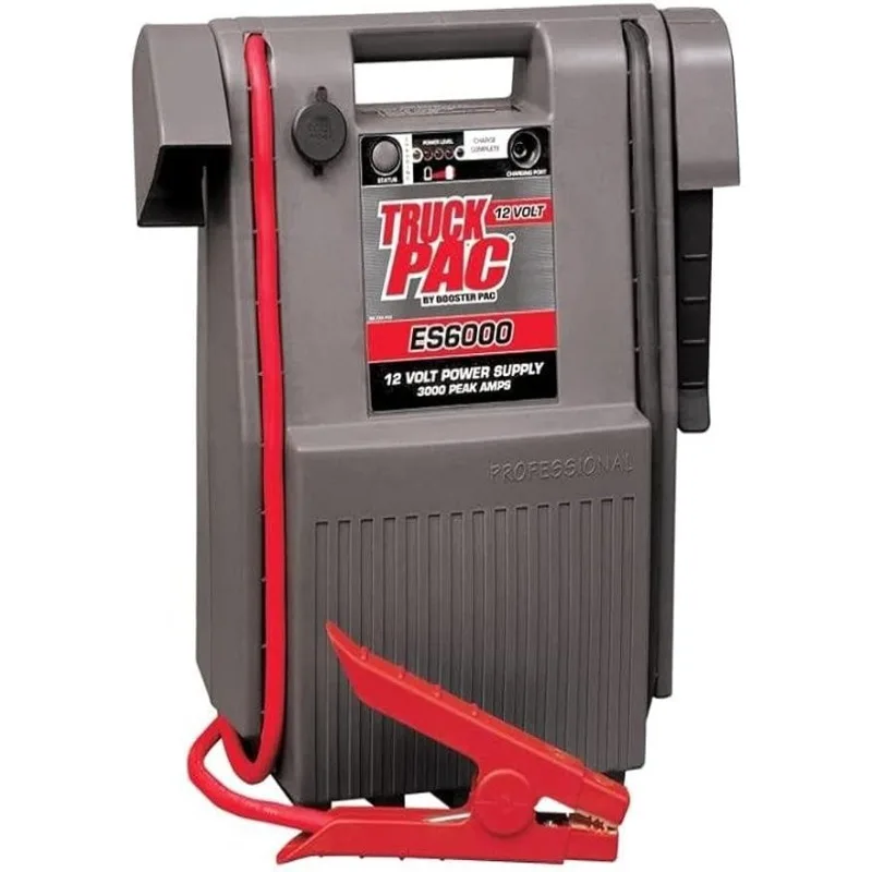 

Clore Automotive Truck PAC ES6000 3000 Peak Amp 12V Jump Starter Portable Power Jump Starters