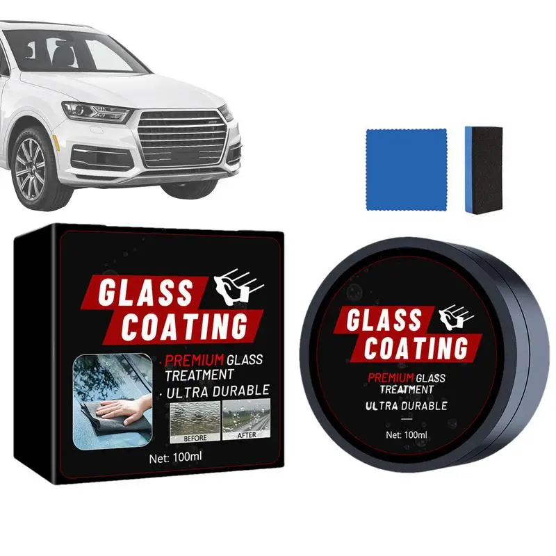 

Ceramic Coating For Windshield 100ml Hydrophobic Glass Coating For Windshield Long Lasting Enhances Clarity Visibility For