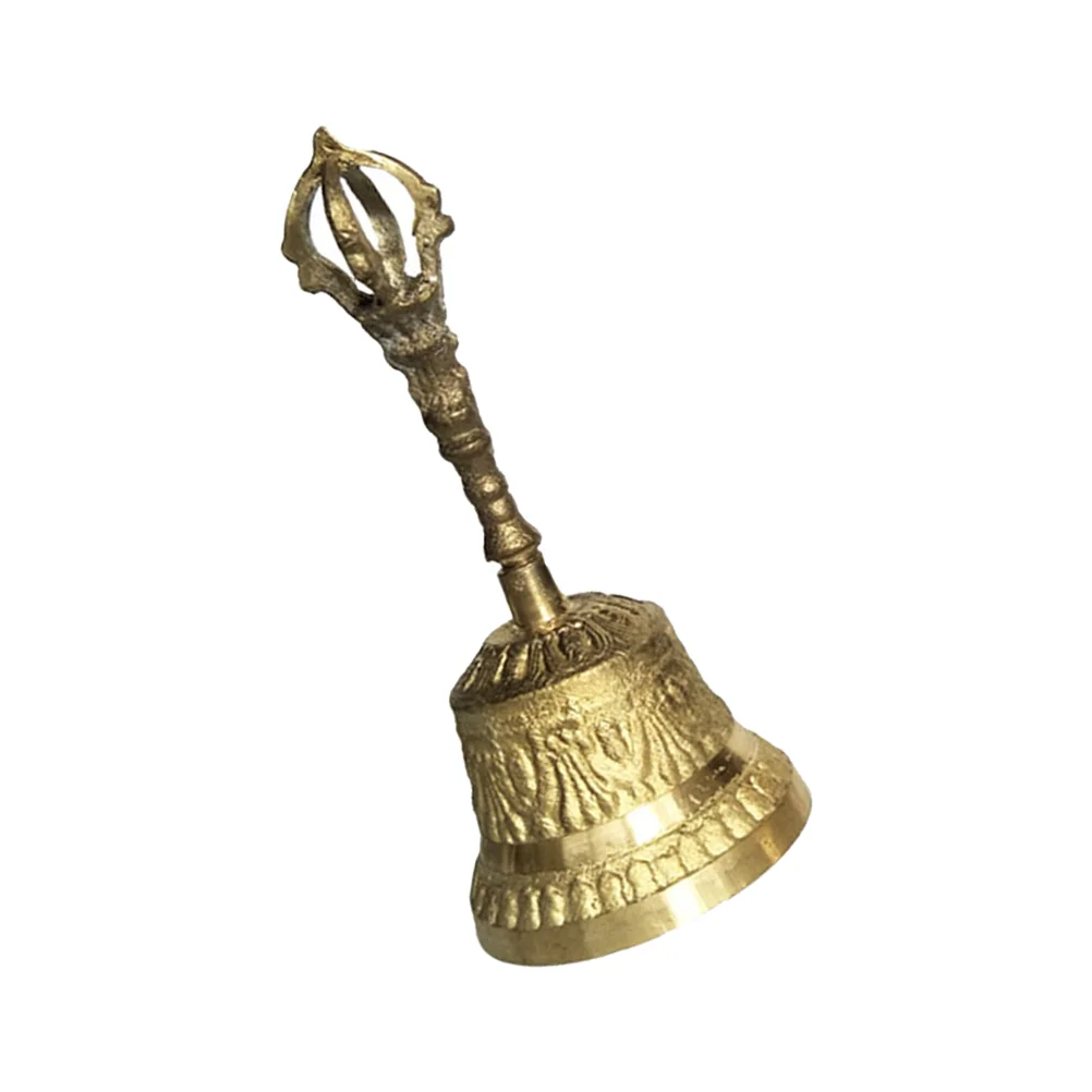 

Hand Ring Bell Rust-resistant Multipurpose Vajra Fine Pattern Call Copper Hand-cracked