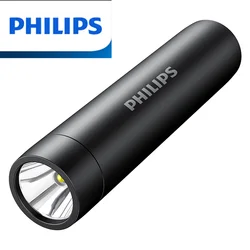 Philips SFL2202 New Long Range Mini Flashlight Rechargeable 3000mAh Battery Mini EDC Flashlight For Hiking Self-Defence