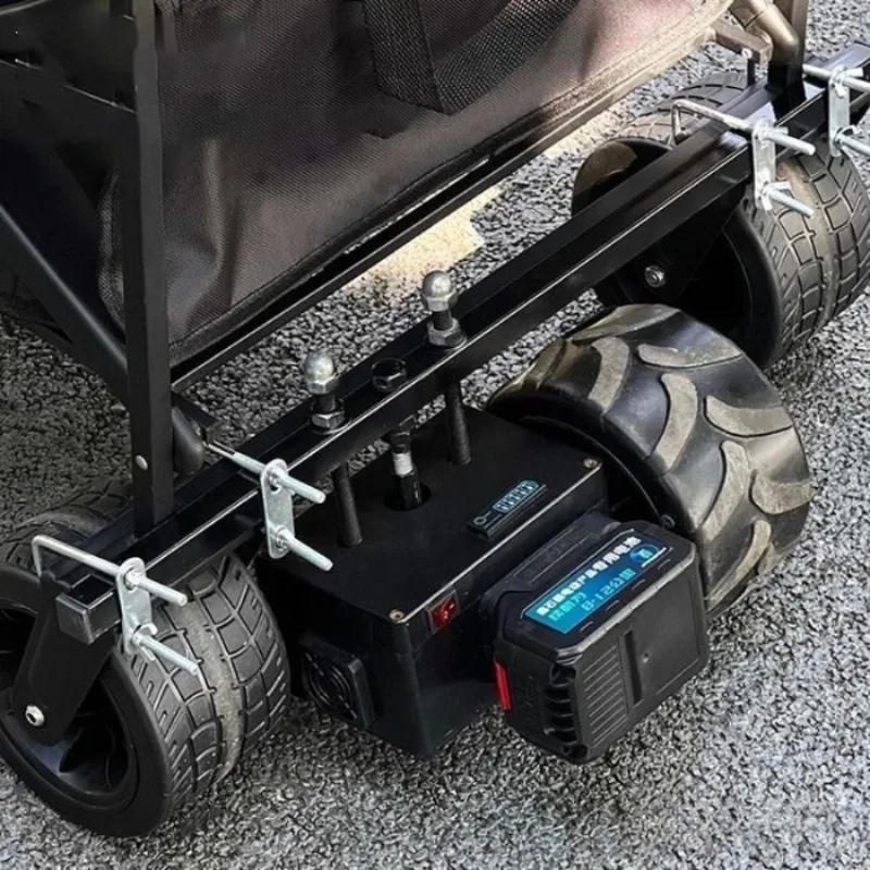 

Кемпинговая тележка, электрические вспомогательные колеса, электрическая сборка с дистанционным управлением, портативные съемные инструменты для кемпинга и улицы