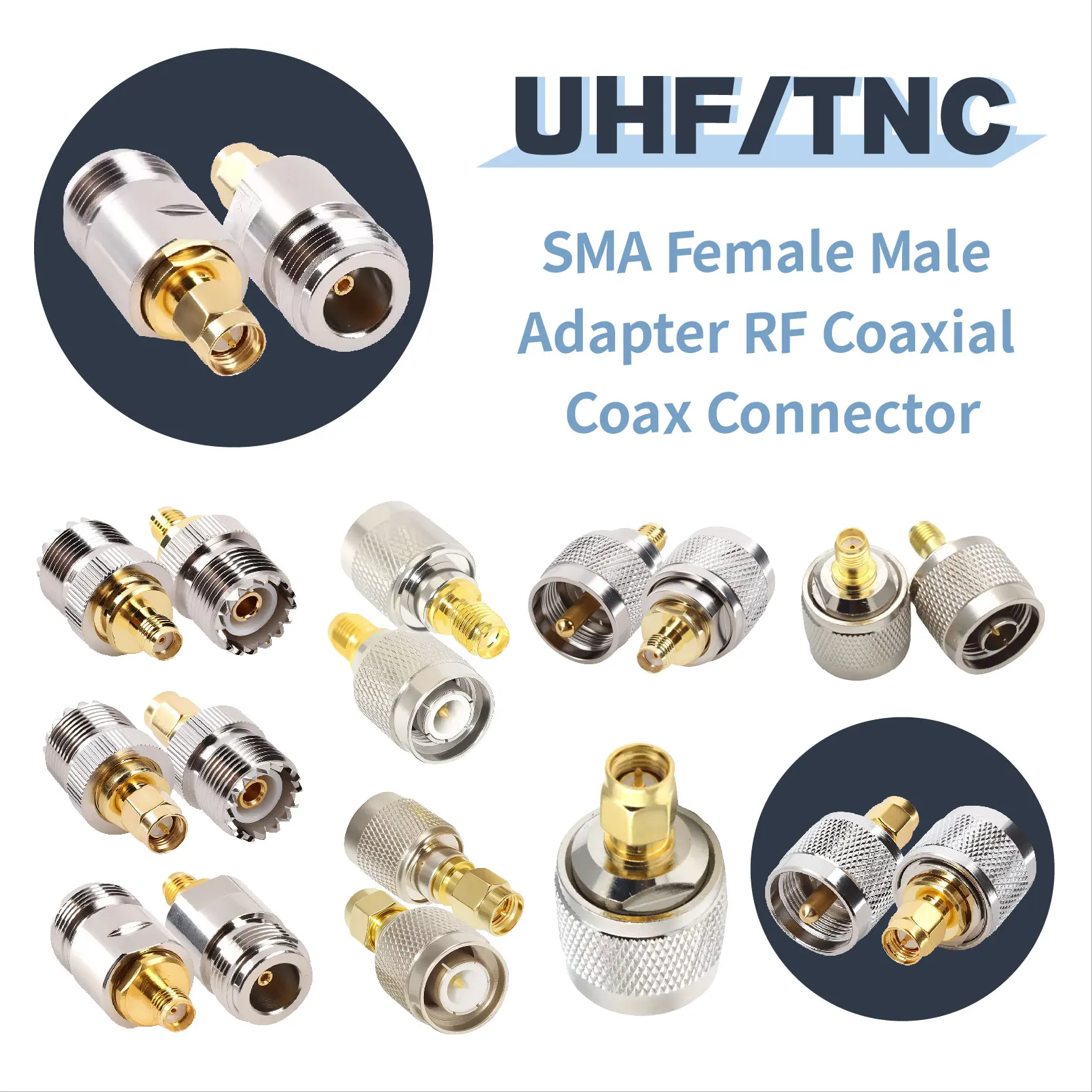 Uhf/Tnc To Sma Fema… - image