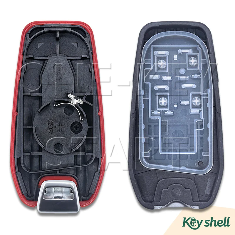 For F-errari 458 588 488GTB LaFerrari 2014-2020 4 Buttons Car Remote Replacement Key Shell Case CS094004 【ONE-KEY START】 ﻿