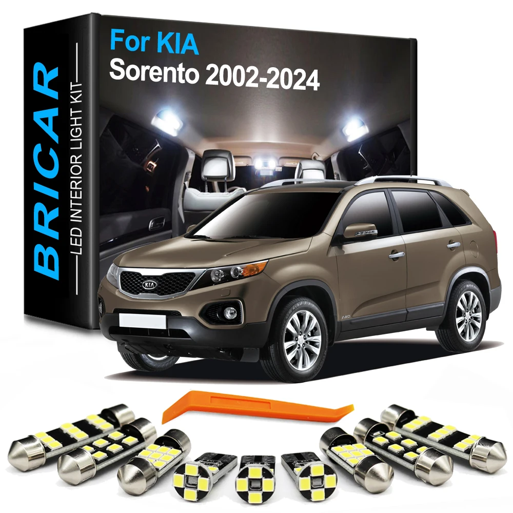 

Лампа для салона автомобиля Bricar Canbus для KIA Sorento MK1 MK2 MK3 MK4 1 2 3 4 2002-2020 2021 2022