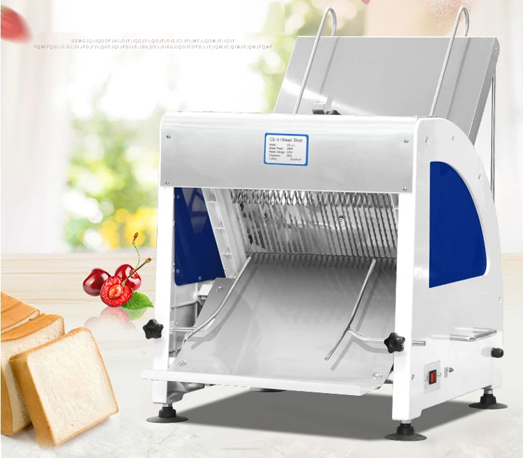 Automatic commercial 23/27/31/37/39/45/53 blades bread slicer machine hamburger bread slicer cutting machine