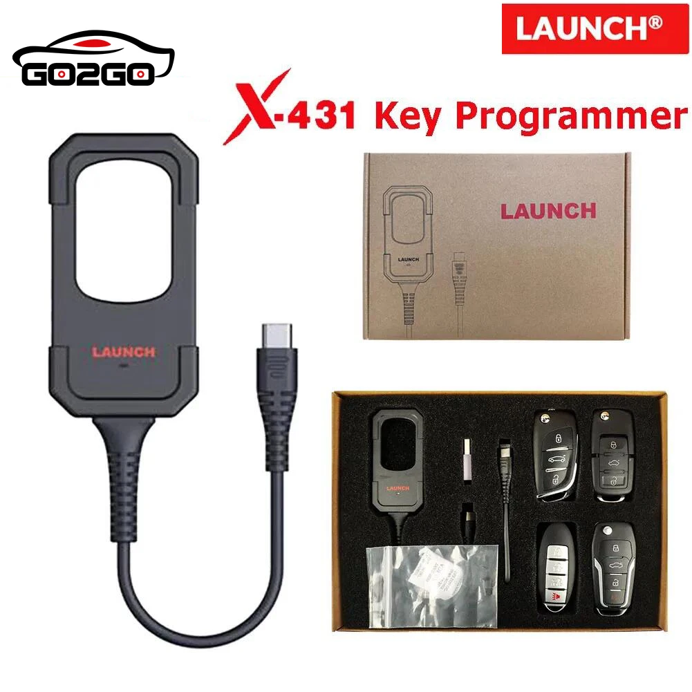 LAUNCH X431 Key Programmer x 4 Keys Set IMMO Programming Tools work with X431 PAD V/ IMMO ELITE/IMMO PLUS /PROG 3 4 key set