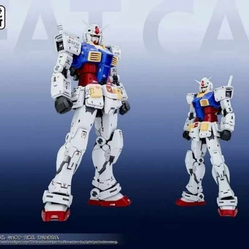 【Disponibile】FAT CAT Modello MG 1/100 RX-78-2 Ver.2.0 Kit modello di assemblaggio tuta mobile originale Edizione da collezione personalizzata per bambini