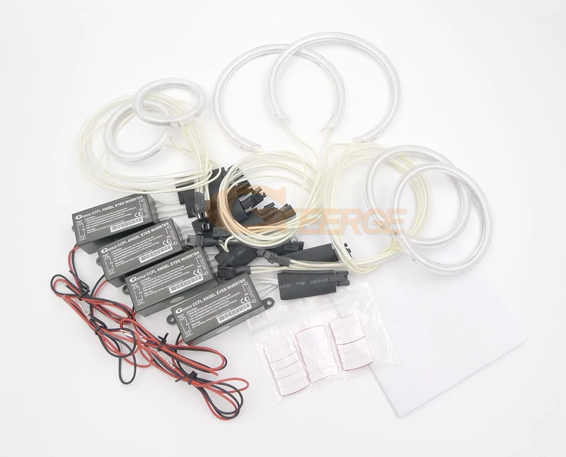 For Brilliance BS4 M2 2007 2008 2009 2010 Excellent 6 Pcs Ultra Bright CCFL Angel Eyes Kit Halo Rings Car Accessories