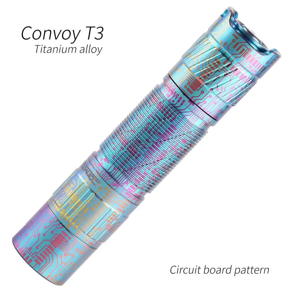 

Convoy T3 Ti Circuit board pattern Flashlight