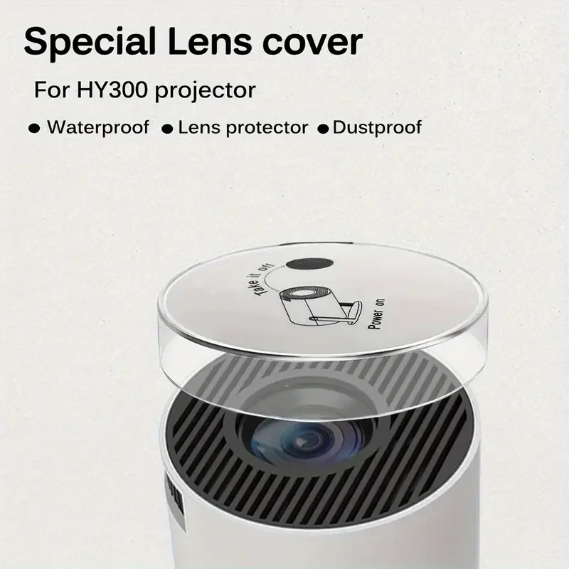 

HY300 HY300Pro HY300pro+ Projector Lens Protective Cover, Suitable for HY300 Projector, Protective Cover