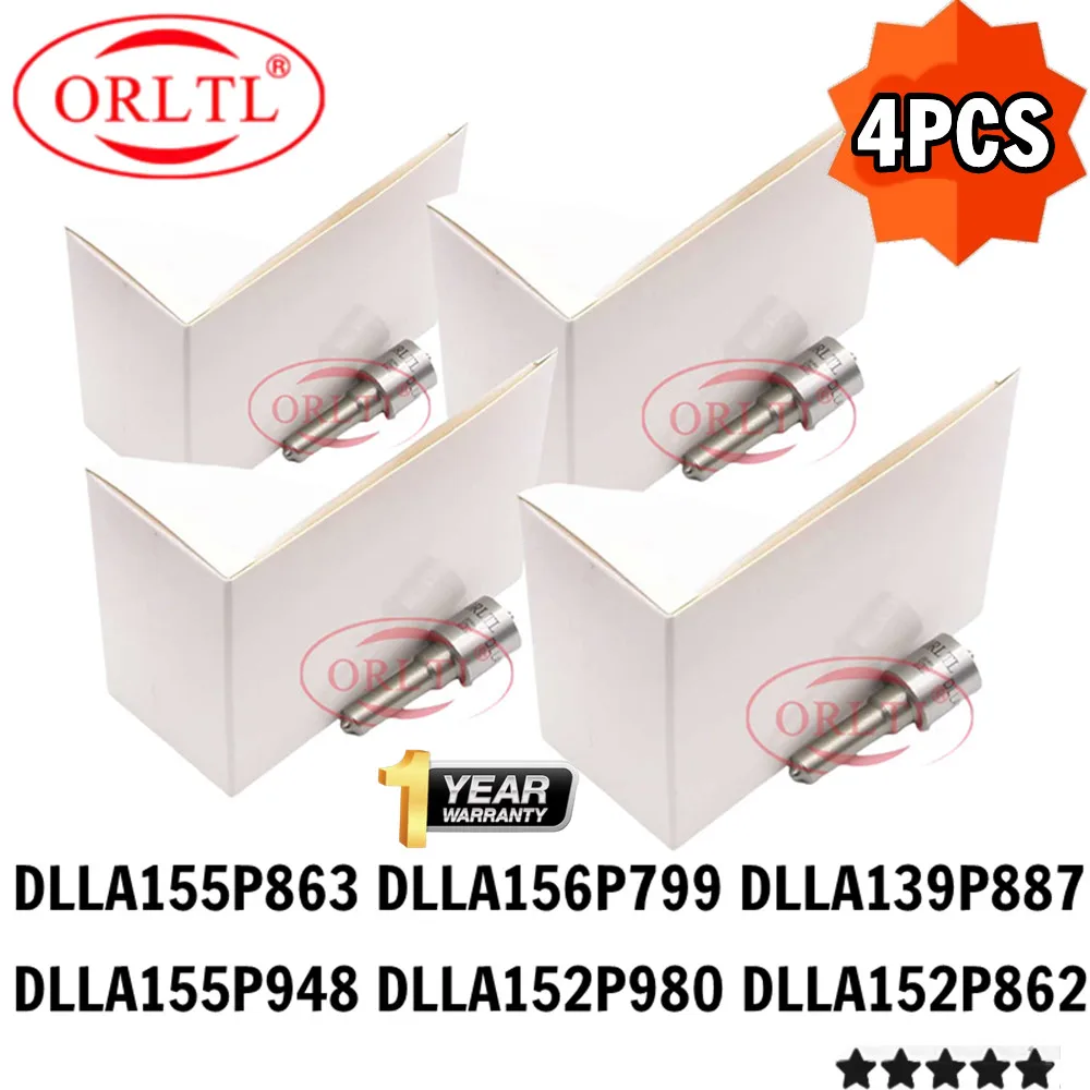 

ORLTL DLLA155P863 DLLA156P799 DLLA139P887 DLLA155P948 DLLA152P980 DLLA152P862 Fuel Injection Nozzle for DENSO 4PCS