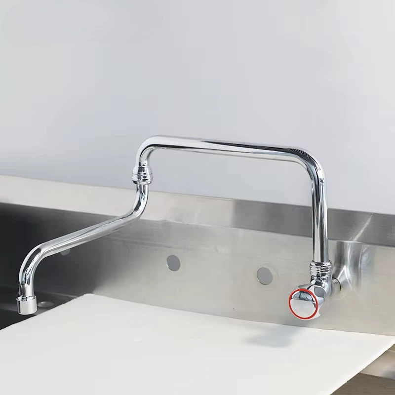 Rubinetto da cucina pieghevole Rubinetto per riempire pentole Rubinetto per riempire pentole per montaggio a parete commerciale