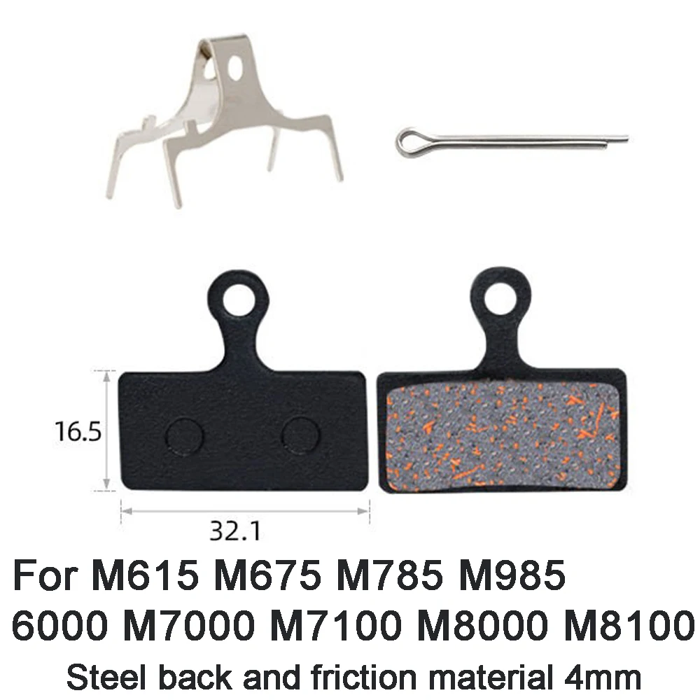 Bicycle Brake Pads For DEORE XT SLX M615 M675 M785 M985 M6000 M6100 M7000 M7100 M8000 M8100 Class Resin Semi-metal Pads