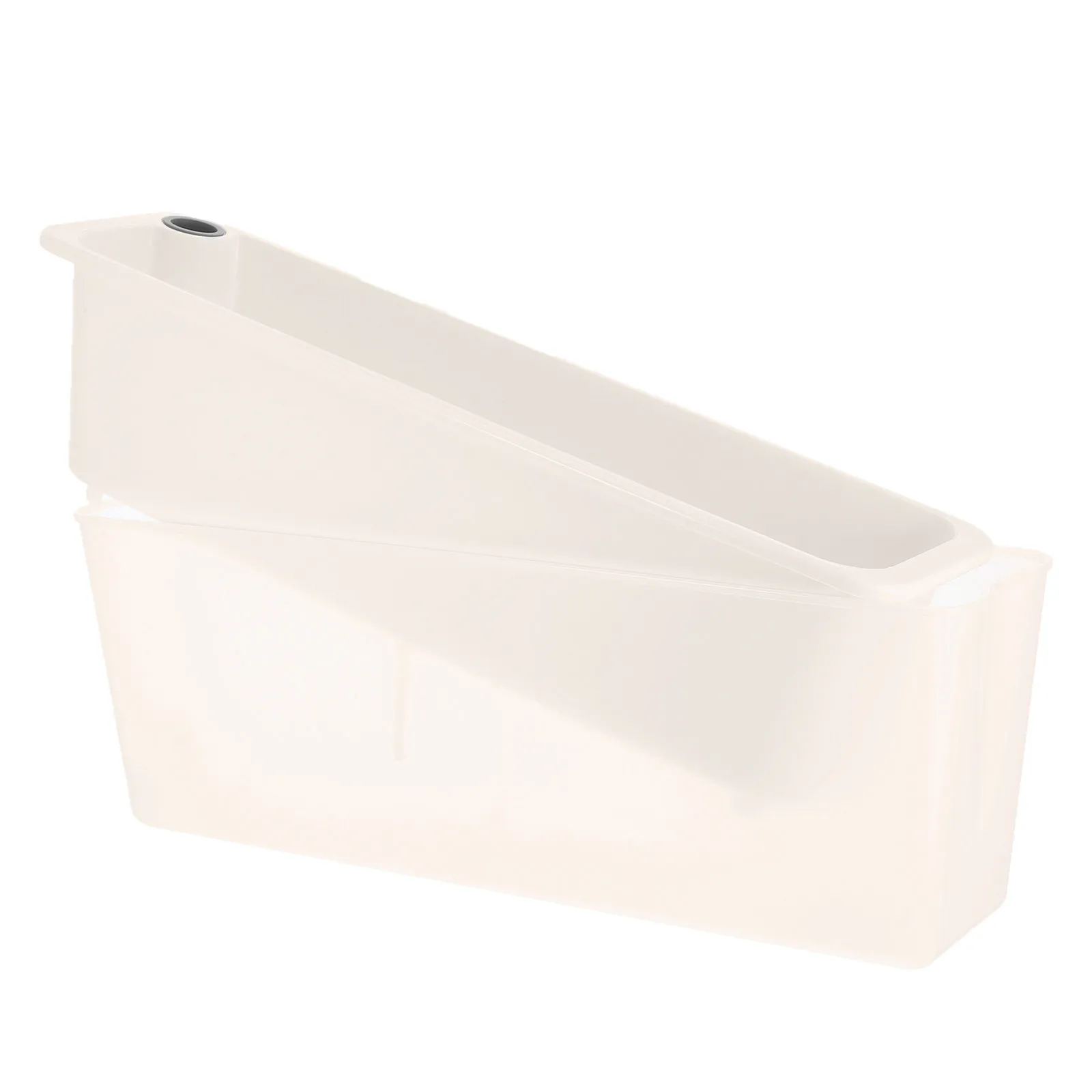 Window Sill Rectangle Planter Box Plastic Narrow Self Watering Balcony Planter for Indoor Outdoor Garden Plants