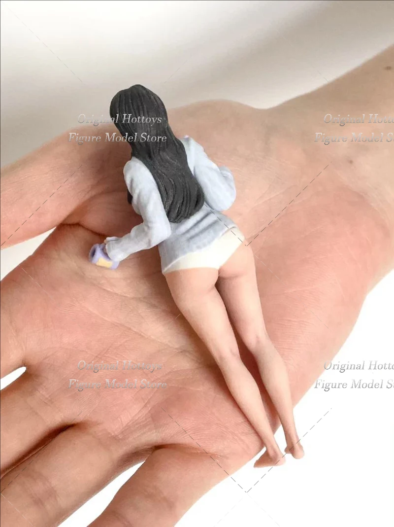 In Voorraad 1/18 Schaal Vrouwelijke Soldaat Vroege Riser Pure Meisje Mini Sculptuur Volledige Set Ongeveer 9.2 cm Action Figure Model pop Geschenken