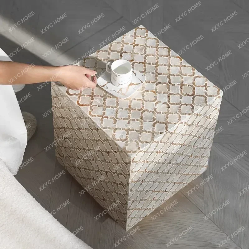 YYVv BA   Wood Coffee Tables Square Living Room Center Table Sofa Side Multifunctional Tea Table Living Room Furniture Decora