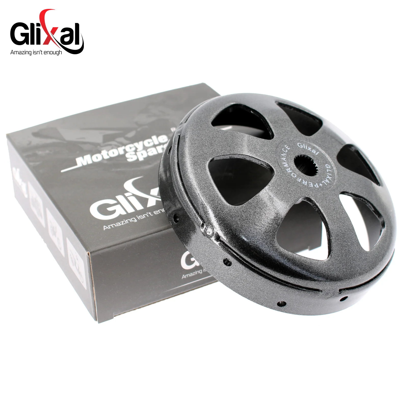 Glixal GY6 49cc 50cc 80cc 100cc High Performance Racing Clutch Bell Drum for 139QMB 139QMA 147QMD Engine Scooter Moped ATV