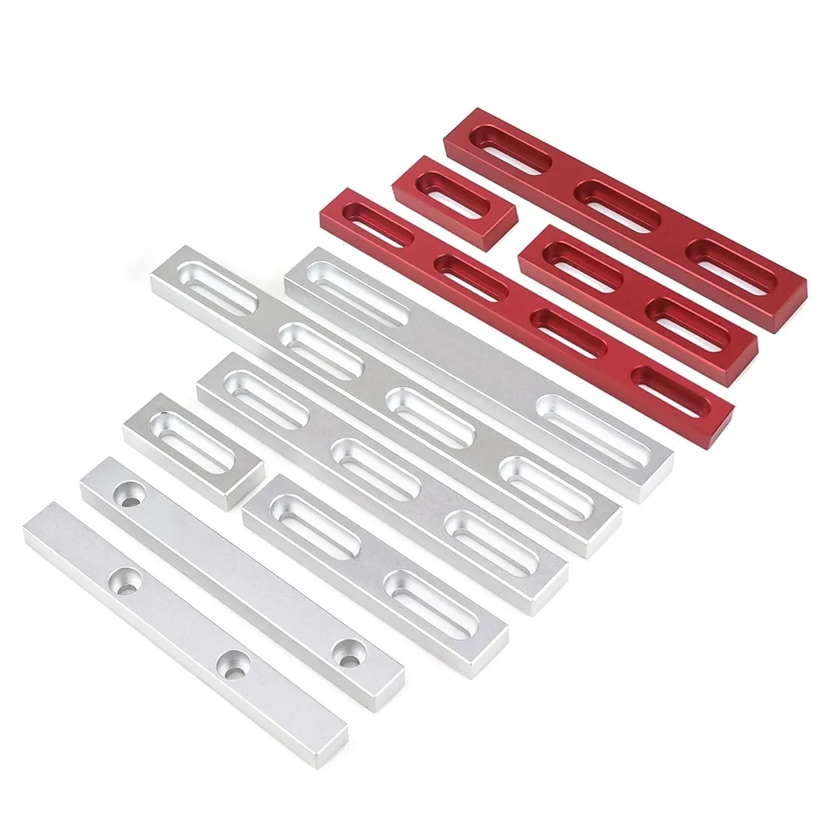 2pcs/Set Positioning Strip Tool Align Jig Fixed Clamp Position Lock Bar Aluminum Stuff for Fiber Laser Marking Engraving Machine