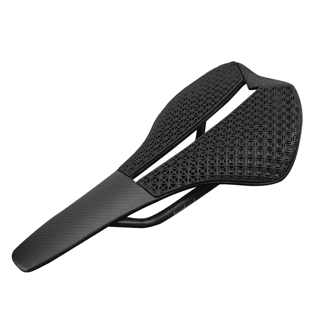 

Ultra 130g Comfortable Bike Saddle Carbon Bicycle Seat 3D Printed Seating Cushion Road Mountain Bike Saddles Shock Absorption