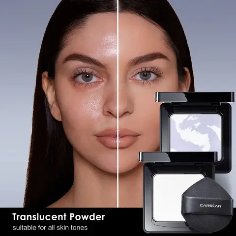 도매 스테이 매트 페이스 프레스드 파우더 컴팩트 24H 오래 지속되는 오일 컨트롤 페이스 메이크업을 위한 반투명 루스 세팅 파우더 Best5