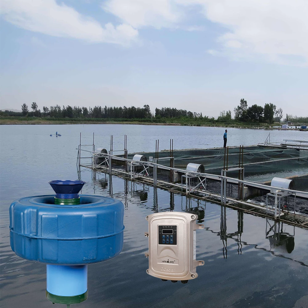 750W 48V DC Floating Pond Aerator Pump 1HP Fish Farm Oxygenator for Aquaculture Water Oxygenation Solar Panel Not Included