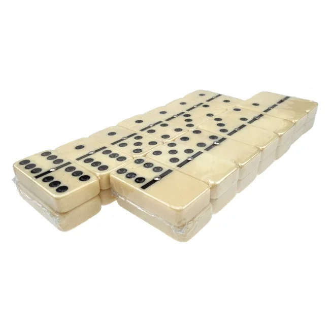 Professionele dubbele 6 Jumbo Domino Set 28 stuks Toernooiformaat Domino Acrlico Blokken Kid Bordspellen