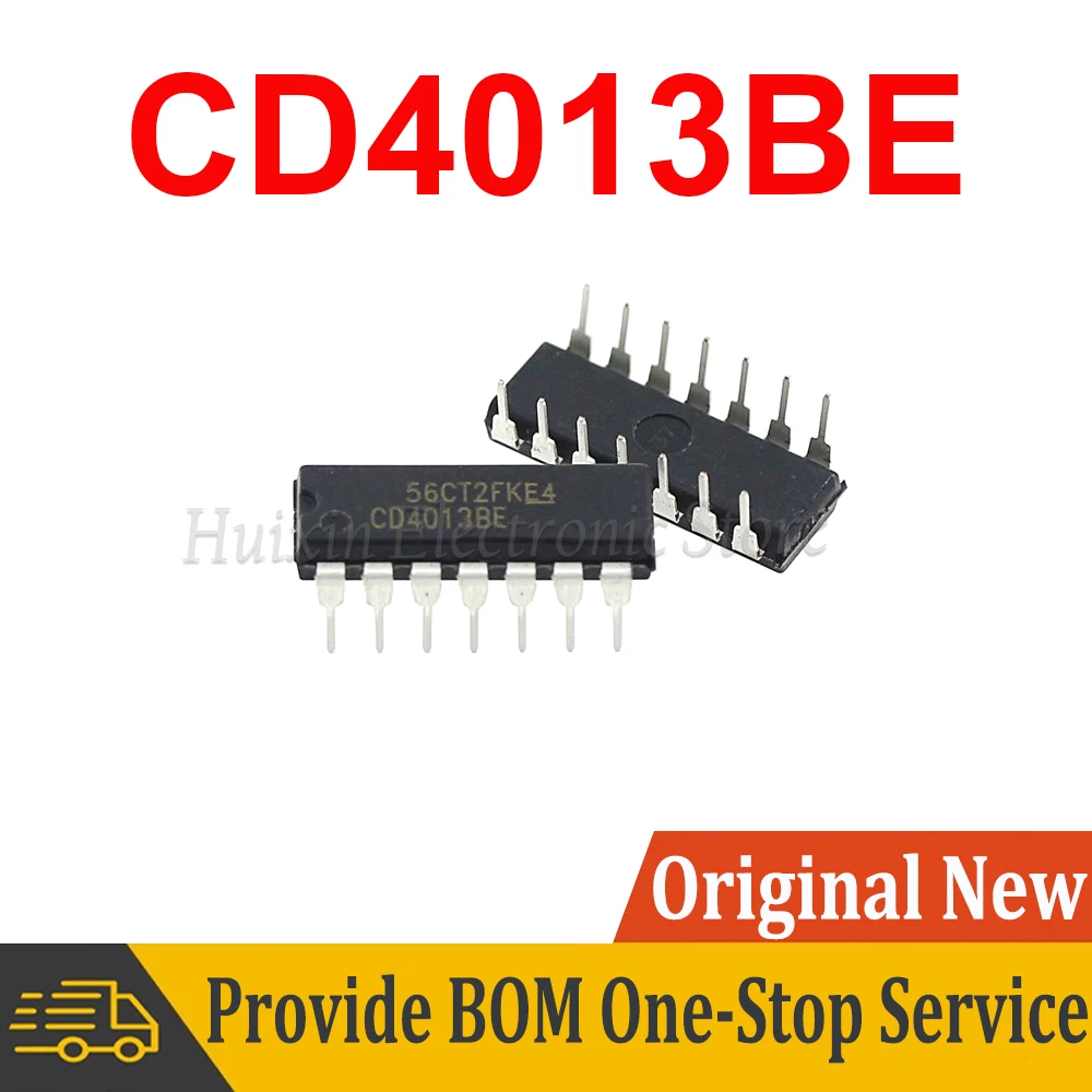 

2pcs CD4013BE CD4013 4013BE 4013 DIP14 DIP In Stock NEW original IC