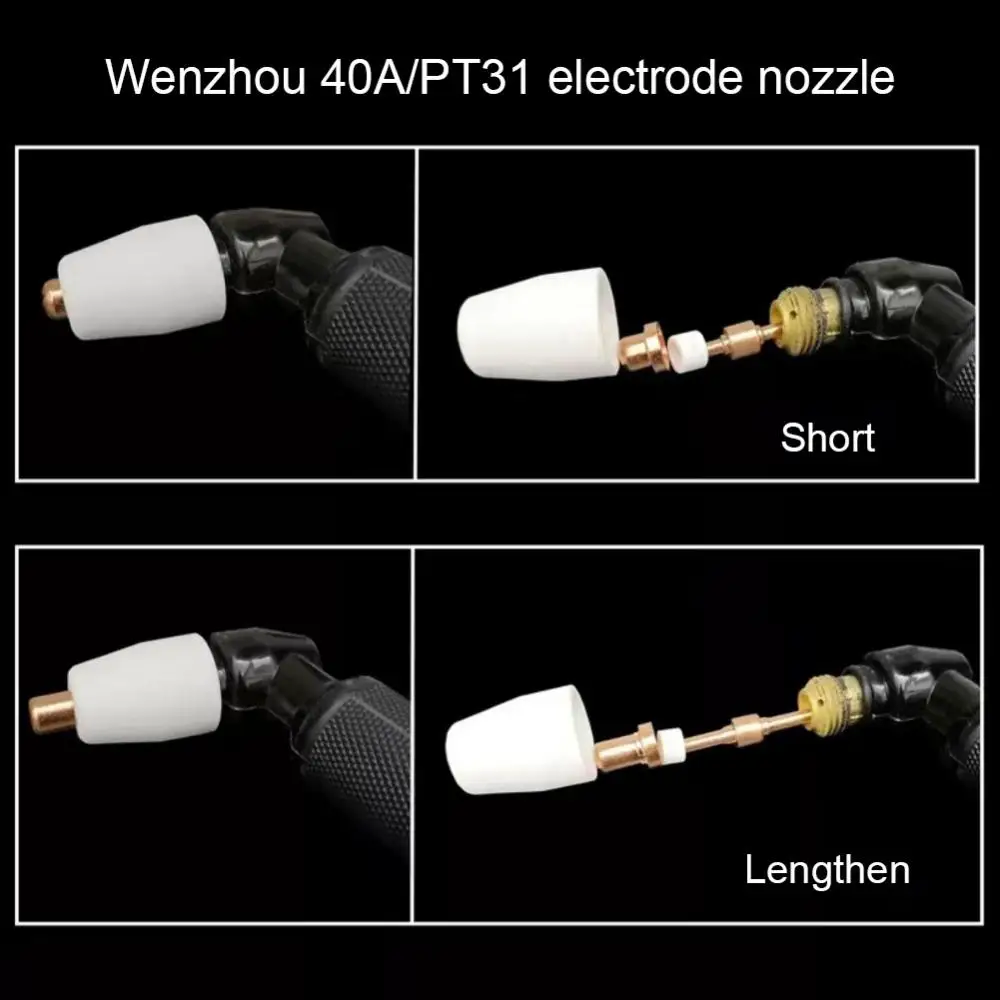 LG-40 PT-31 CUT40/50 Plasma Cutter Accessories Plasma Tips Electrodes Torch Consumable Air Plasma Cutter Cutting Nozzles