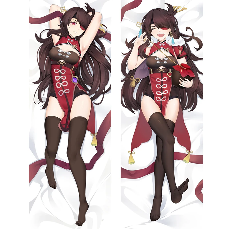 60*180CM Genshin Impact Beidou Anime Fullbody Pillow Cover Double-Sided Printed Bedding Pillowcase