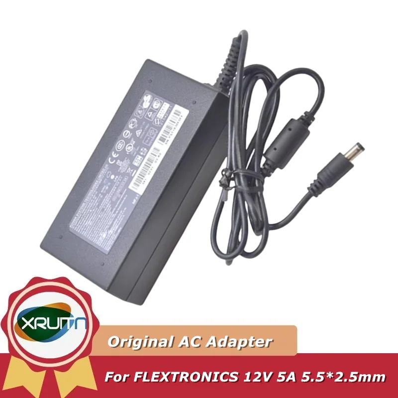 

Оригинальный FLEXTRONICS FA060LS1-00 341-0231-03 12 В 5 А 60 Вт адаптер переменного тока зарядное устройство для источника питания Cisco оригинальный 5,5*2,5 мм