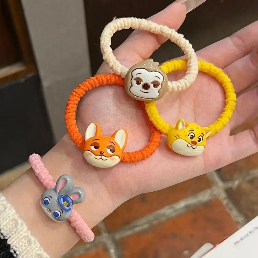 كارتون "Zootopia" - مشبك شعر جودي نيكل، فتاة حلوة في سن المراهقة، شريط مطاطي بمرونة عالية، أفضل صديق، هي لطيف للغاية #1