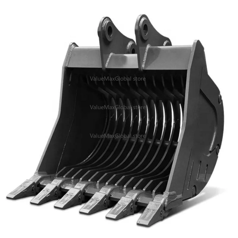 JS200 Excavator Sieve Grid Skeleton Bucket – Factory Price, Q345B/NM400 Material, 0.01-1.4m³ Capacity