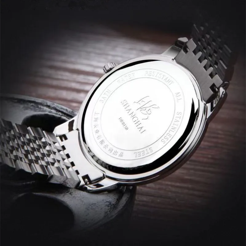 Leocylin xangai relógio de quartzo original moda simplicidade safira negócios para homem relógios de pulso à prova dwaterproof água relogio masculino