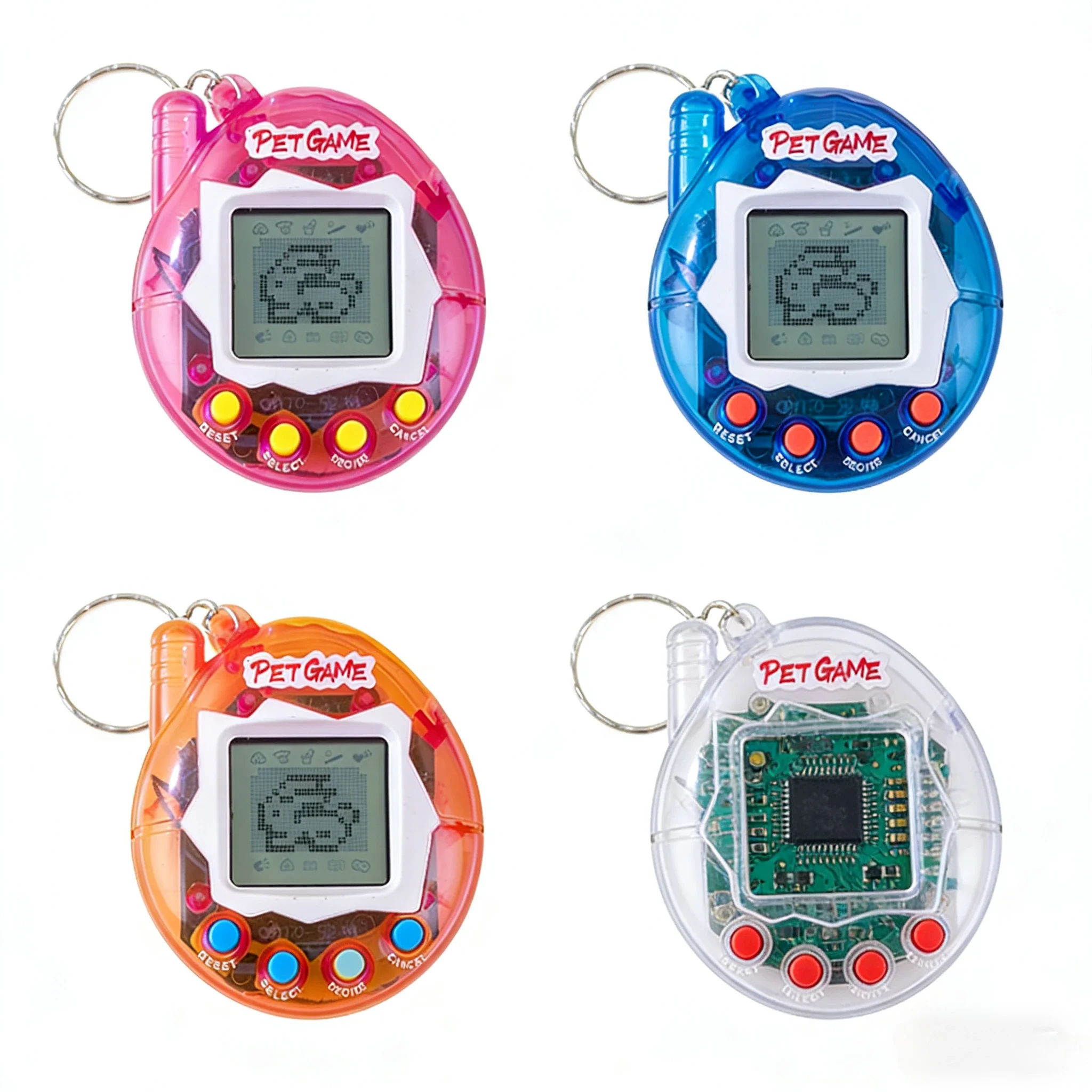 1PCS 90S Nostalgic Tamagotchi Electronic Pets Cat Educational Funny Virtual Cyber Pet Toy Gift Christmas Birthday Children Toys