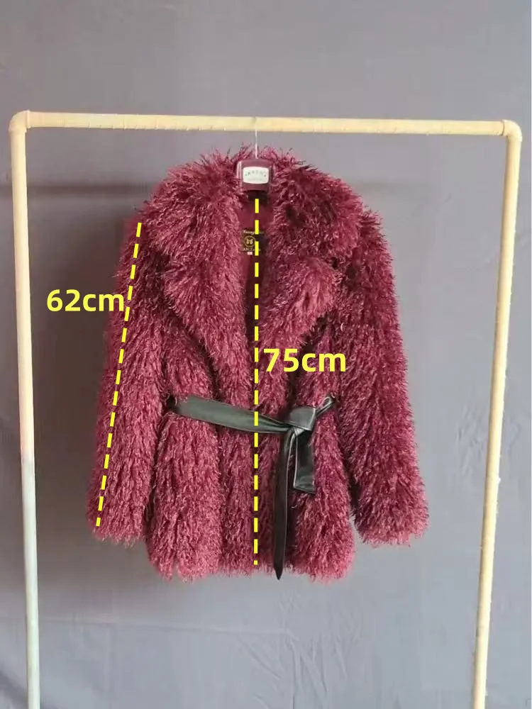 2025年新作 レディース ファーコート おしゃれ かっこいい 女性用アウター エレガントなアニマルスキンジャケット